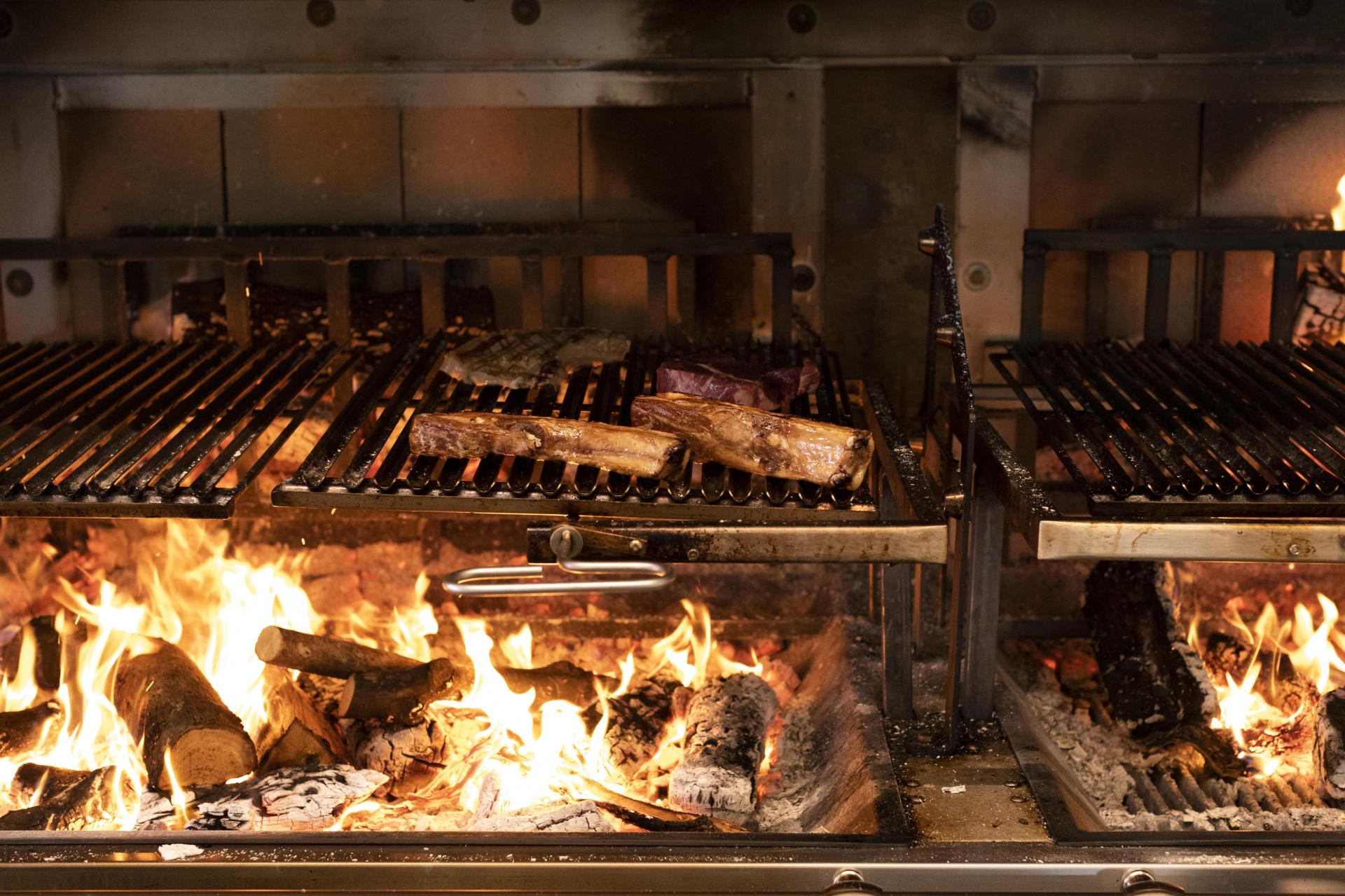 The asado grill