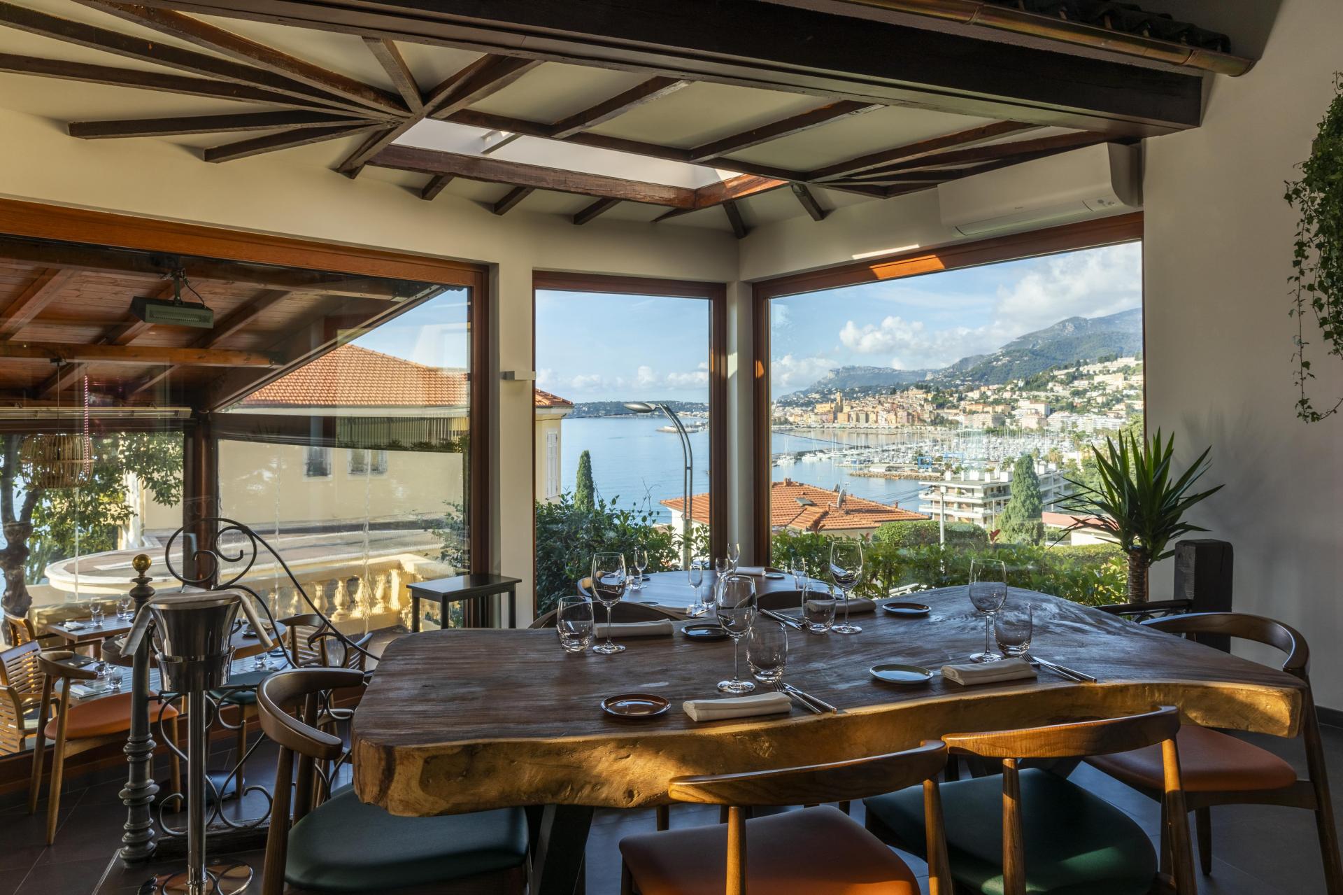 Casa Fuego, above Menton harbour